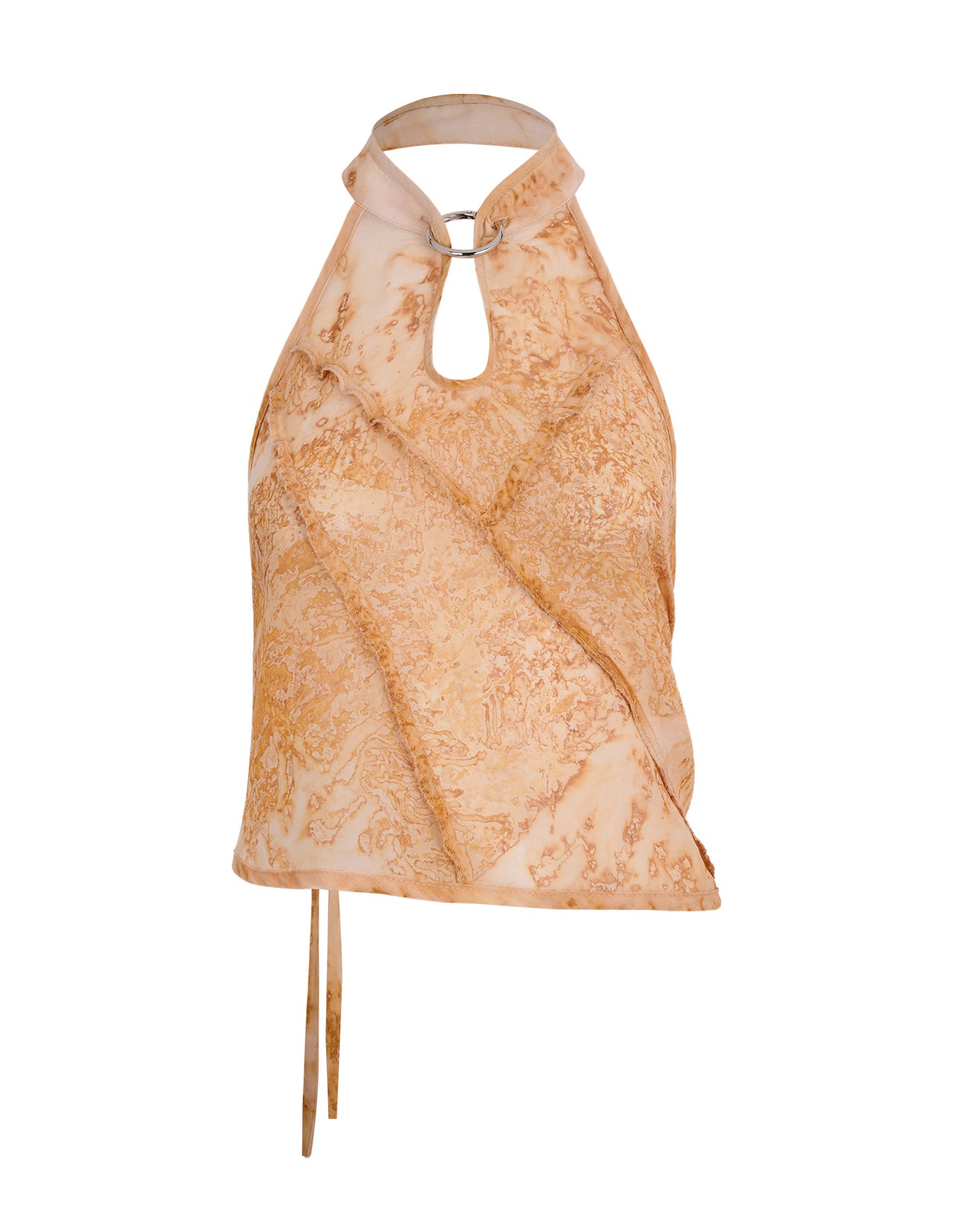 Rust-Cotton Triangulo Top