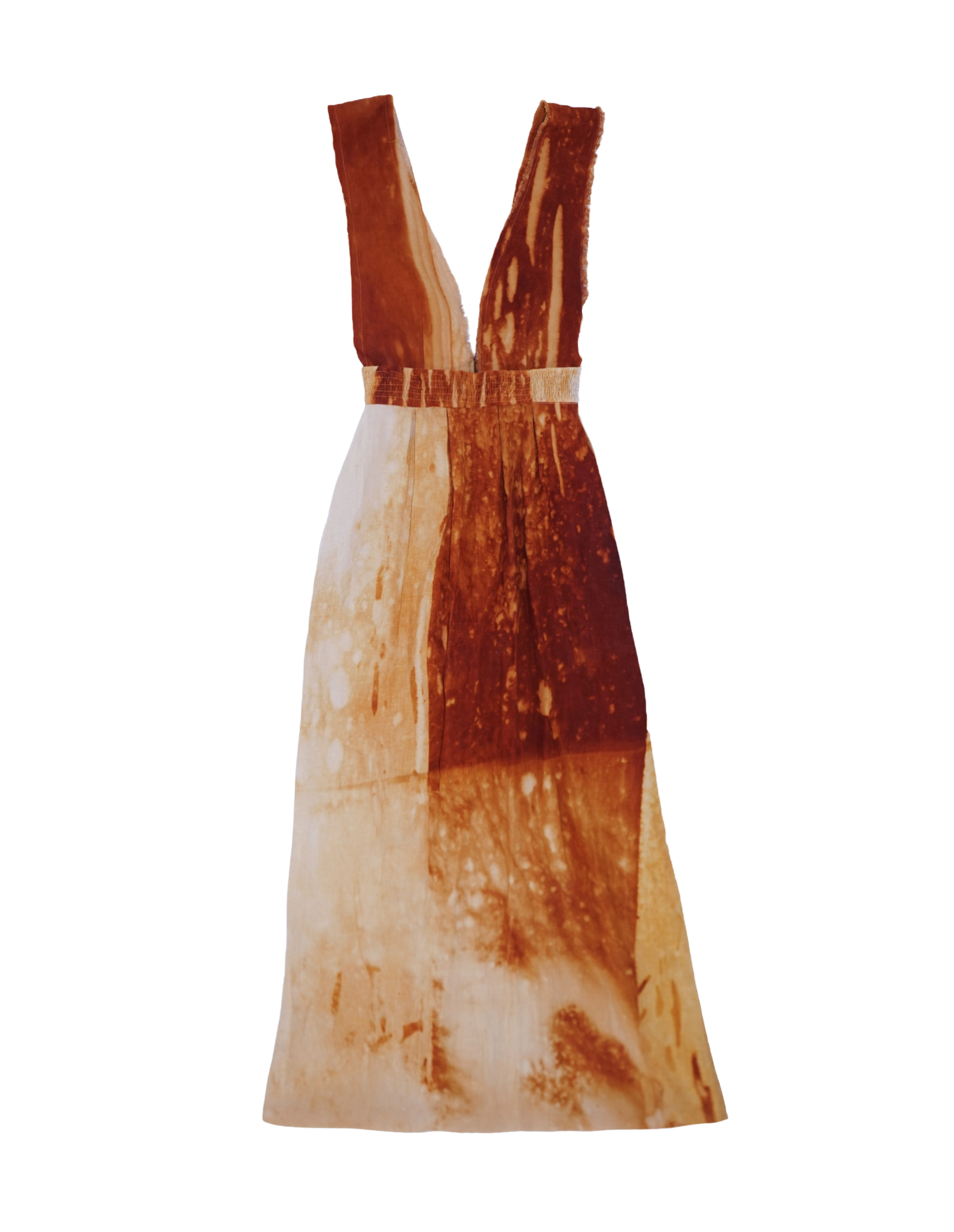 Rust Linen Dress