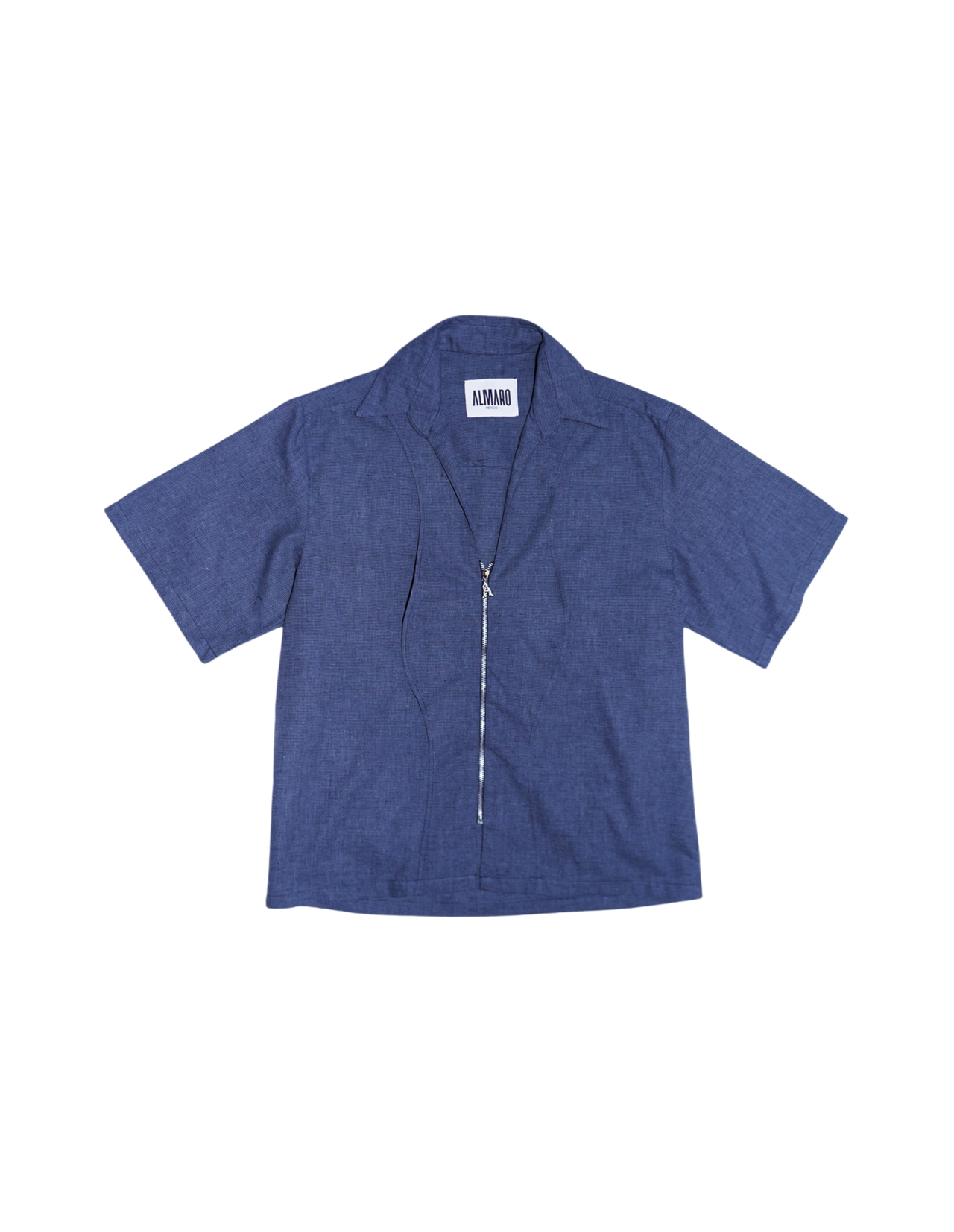 Blue Zip Shirt