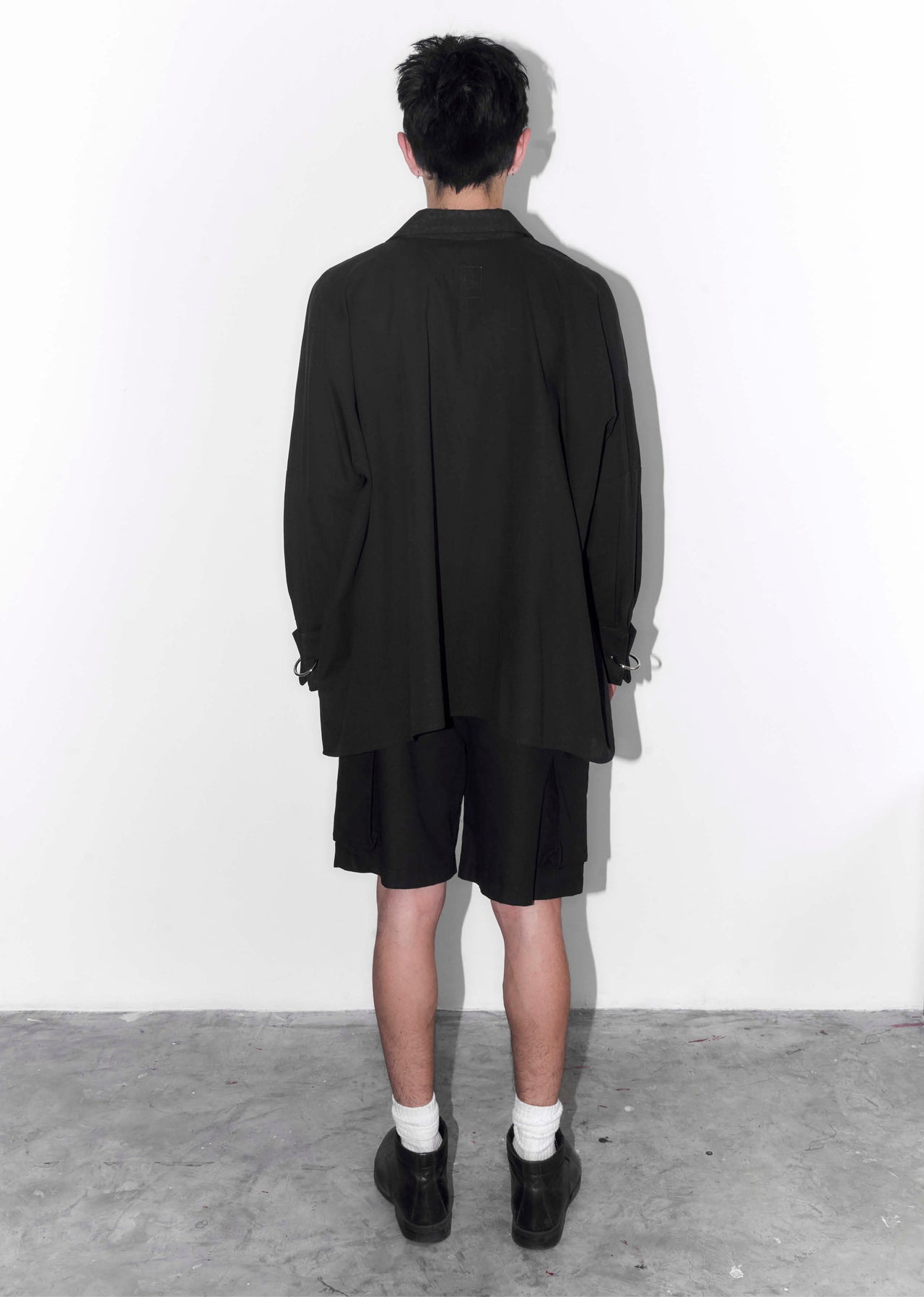 Black Linen Joker Shirt