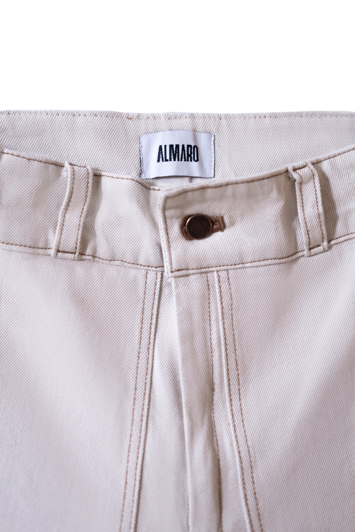Pucker White Denim Jeans