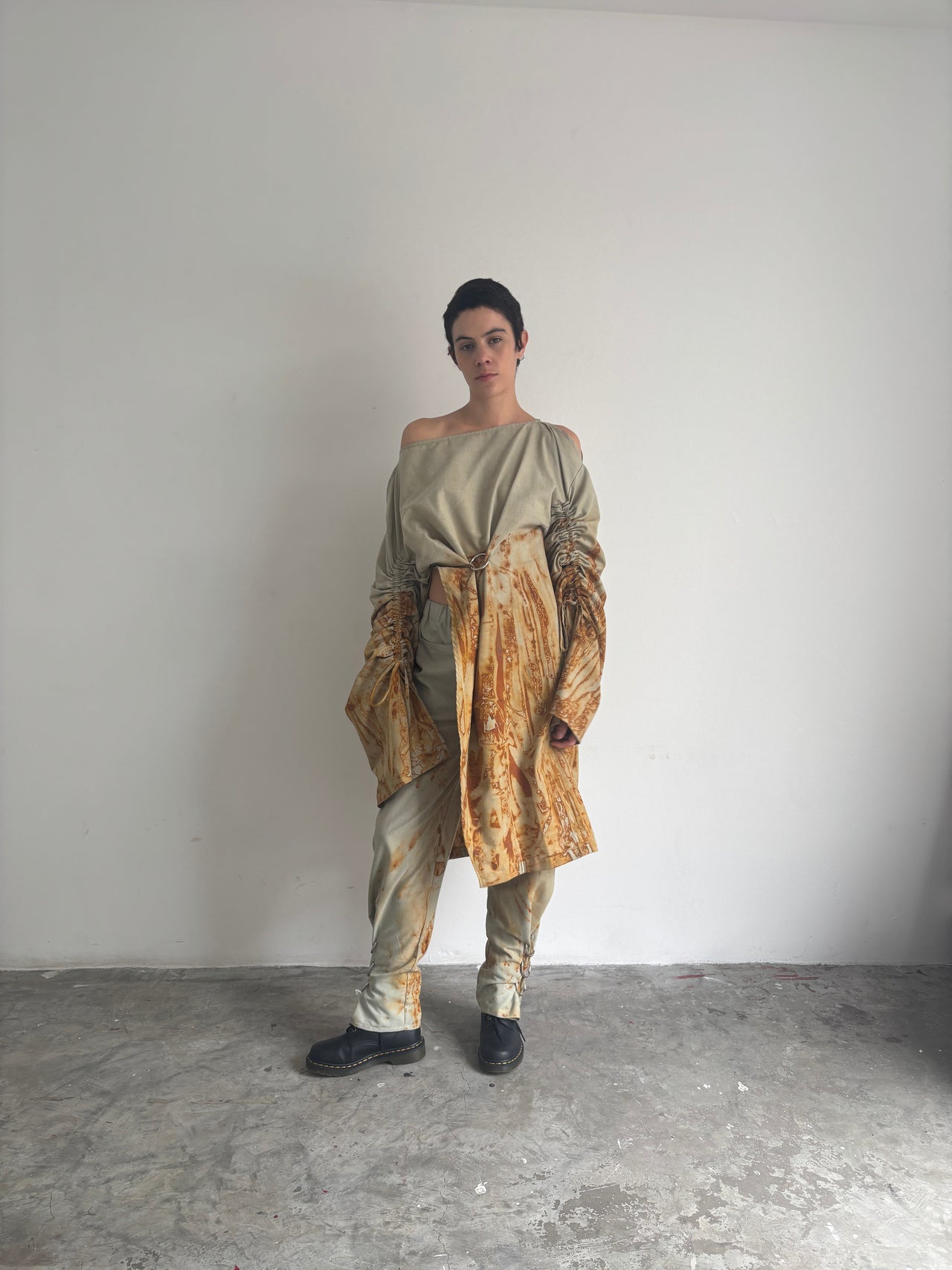 Rust-Green Aura Shirt