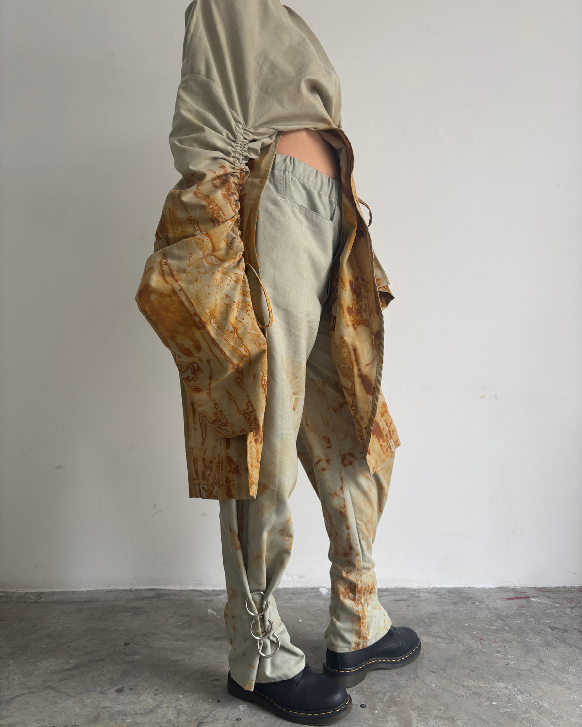 Rust-Green Globo Pants