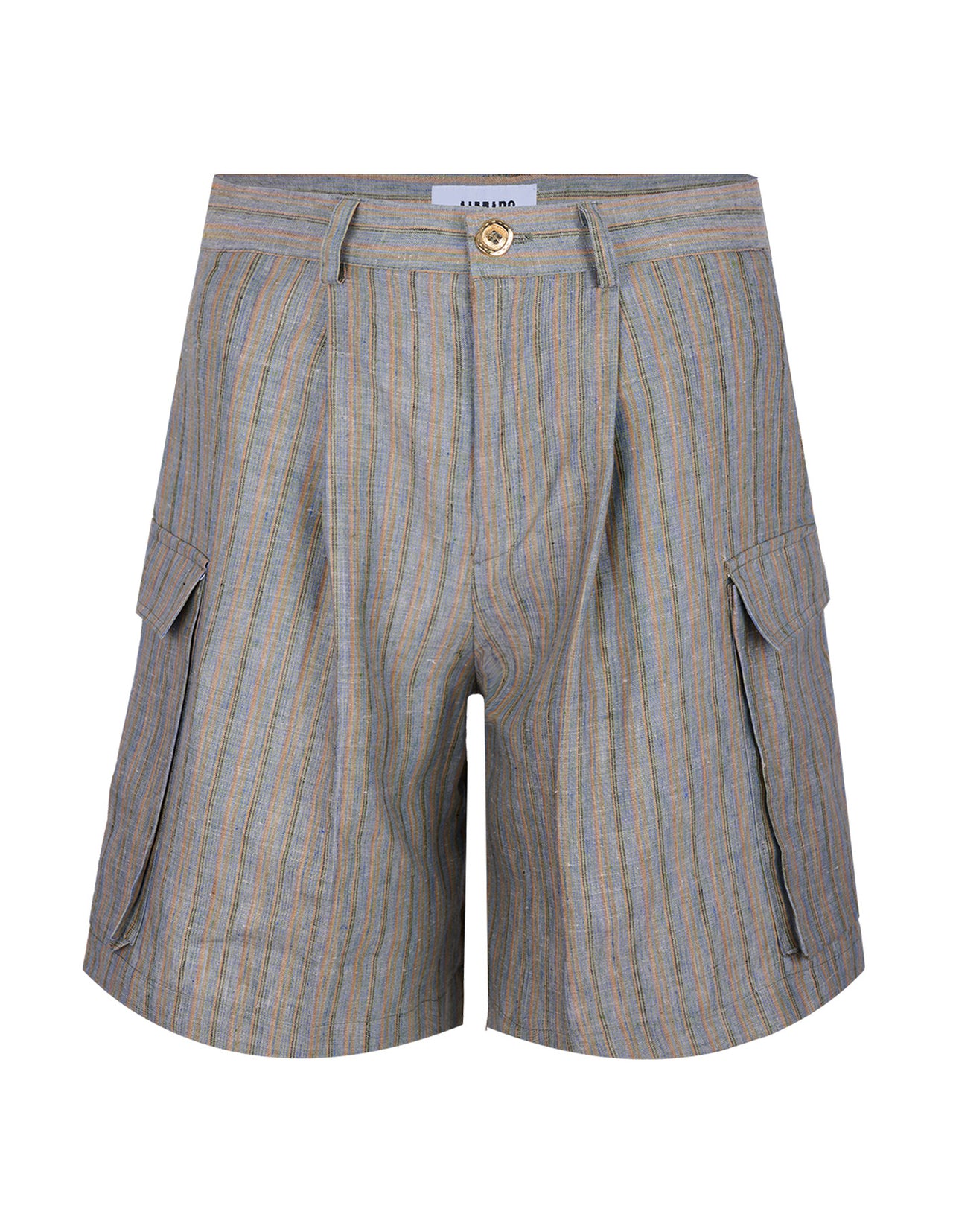 Linen Cargo Shorts