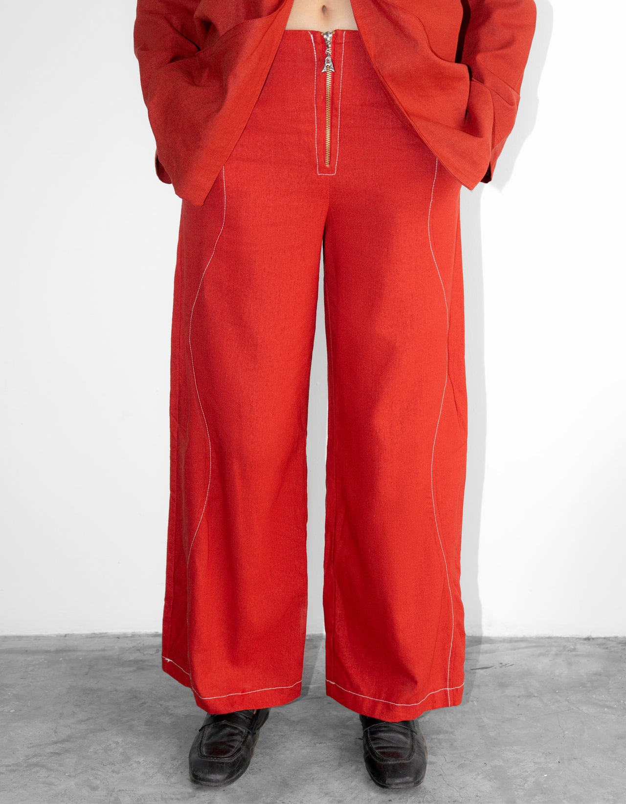 Linen Wavy Pants
