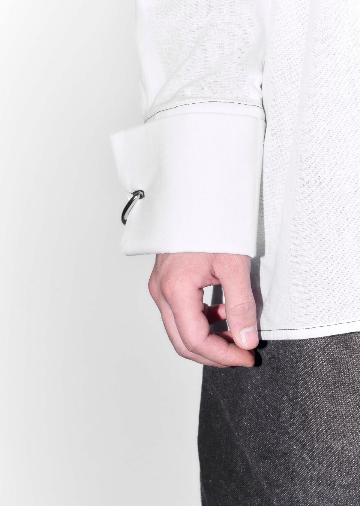 White Linen Joker Shirt